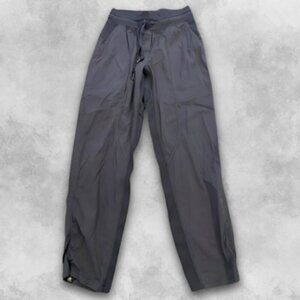 Lululemon Jogger Pants Stripes Design Elastic Waist & Adjustable Drawstring W 2